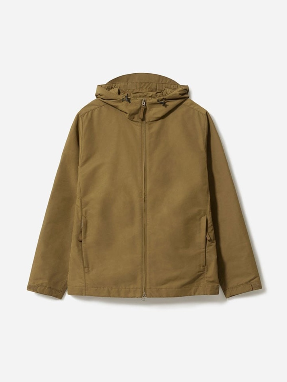 Everlane ReNew All Weather Men's Lightweight Hooded Jacket Olive L windbreaker